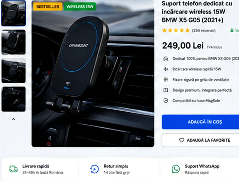 Suport telefon dedicat